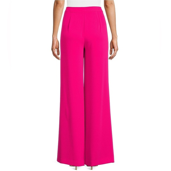 Trina Turk Verity 2 Pants Petal Pink size 6 High Rise Straight Leg - Picture 2 of 9